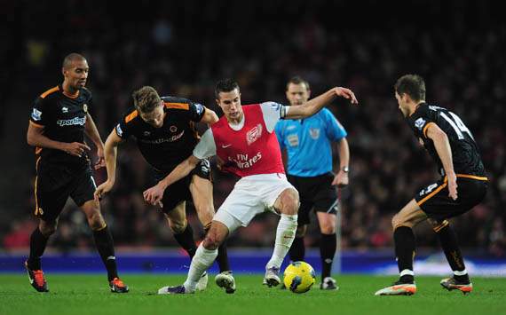  阿森纳锋线哑火遭狼队零封  